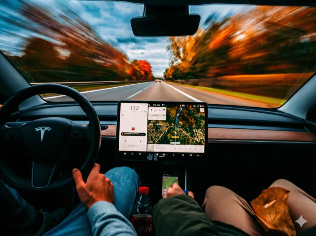 Tesla drive FSD
