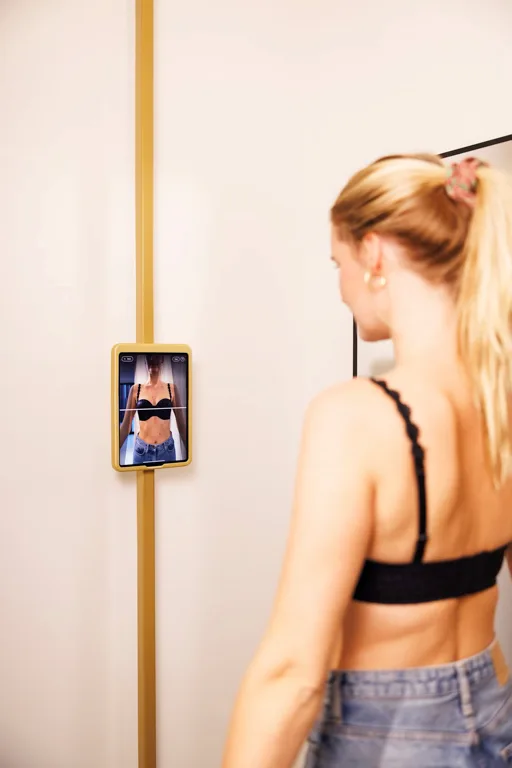 Wunderwear, er klar i en række butikker med et digitalt scanningssystem, som hjælper med at finde den rette bh-størrelse (Foto: Wunderwear)