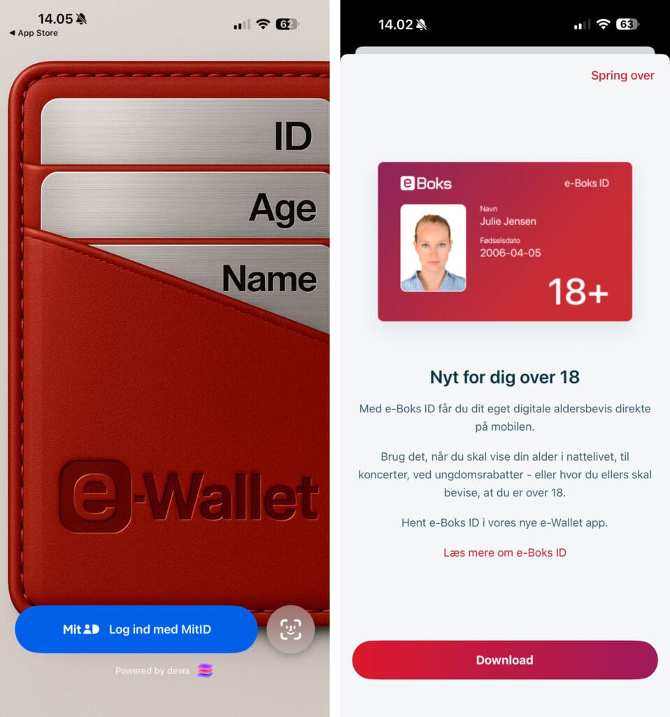 e-Wallet ID (Grafik: MereMobil.dk / e-Wallet)