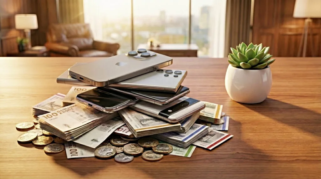 smartphone salg danmark november 2025