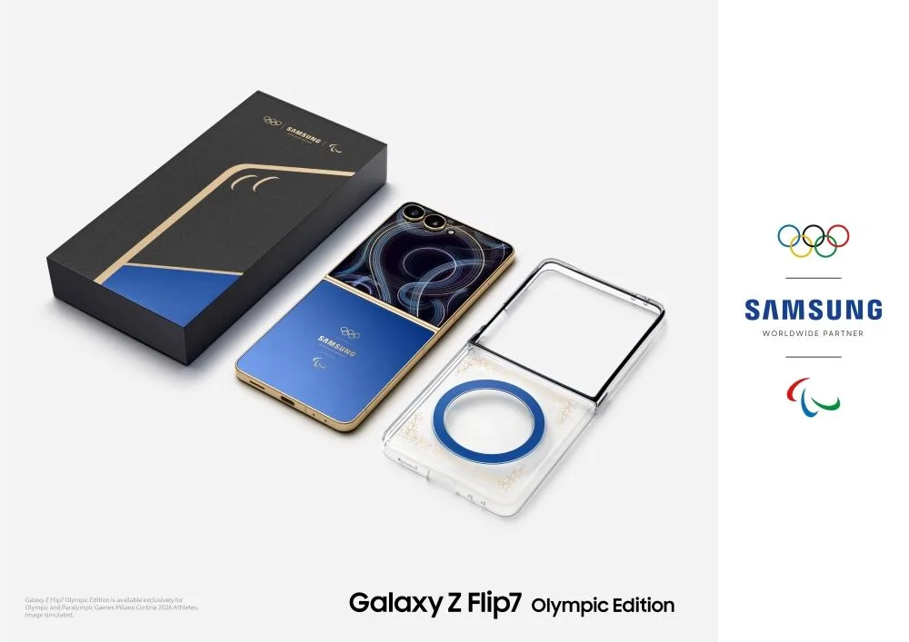 Samsung Galaxy Z Flip7 Olympic Edition (Foto: Samsung)