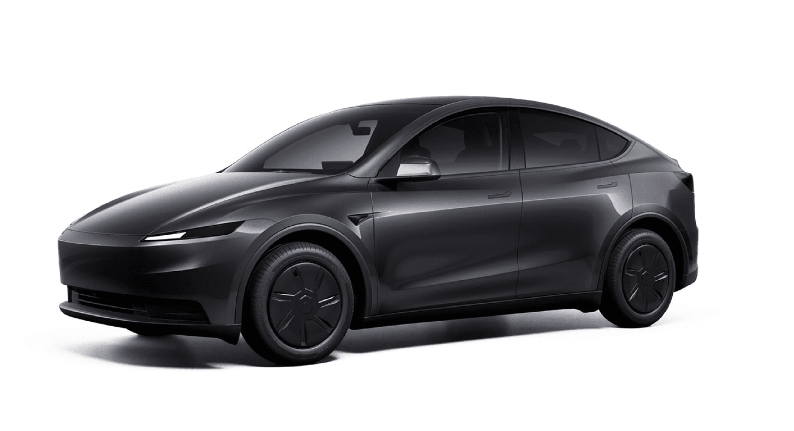 Tesla Model Y Standard Long Range elbil i farven Stealth Grey