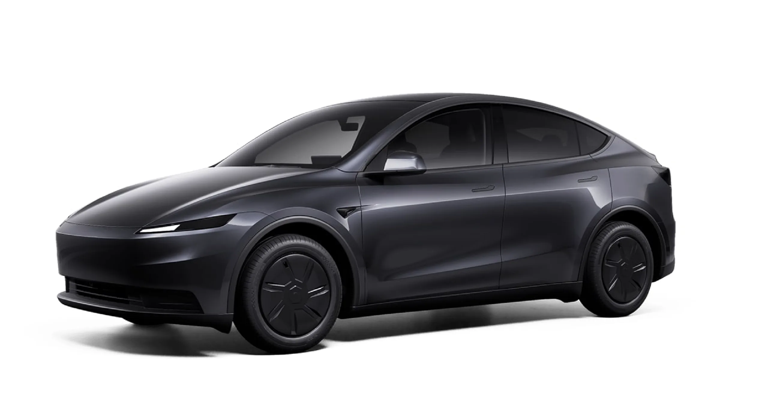 Tesla Model Y Standard Long Range elbil i farven Stealth Grey
