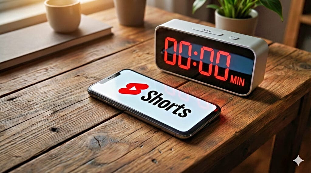 YouTube Shorts tidsgrænse