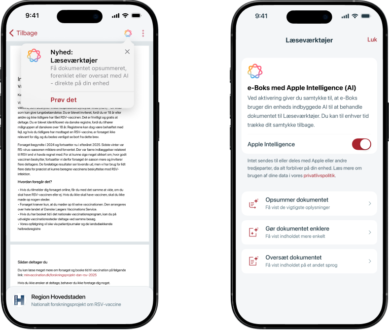 Kunstig Intelligens rykker ind i e-Boks-appen (Foto: e-Boks)