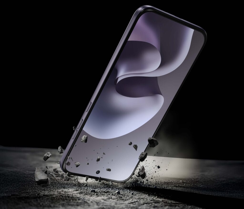 Pressebillede af den nye Motorola Moto G67 i farven Arctic Seal.