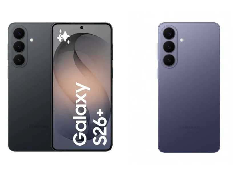 Evan Blass har lækket billeder af det, som forventes at være de kommende Galaxy S26 og Galaxy S26+ (Kilde: Android Authority / Evan Blass)