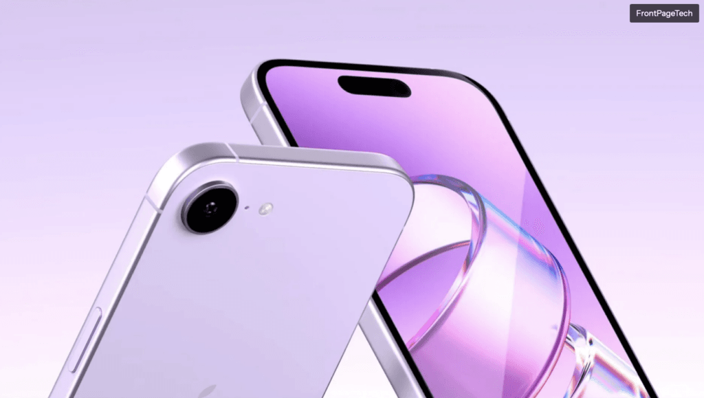 Lækkede billeder af det, som ventes at være den kommende iPhone 17e (Kilde: FrontPageTech)