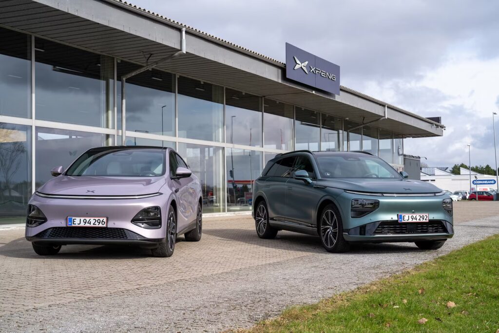 Xpeng foran nyt showroom i Silkeborg