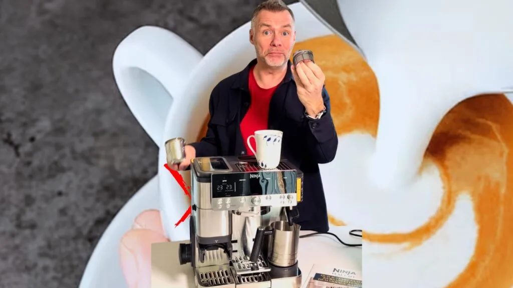 Ninja Luxe Café Premier kaffemaskine test på køkkenbord