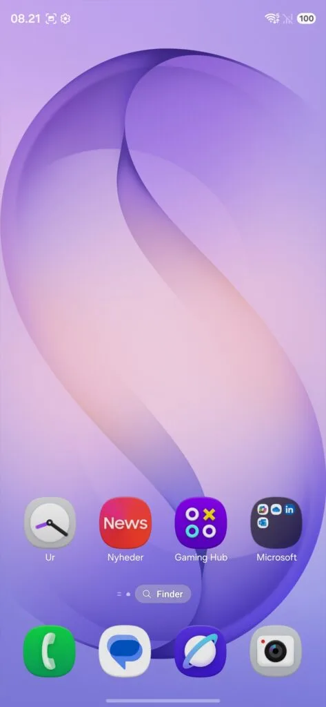 Screenshot homescreen Galaxy S26 Ultra