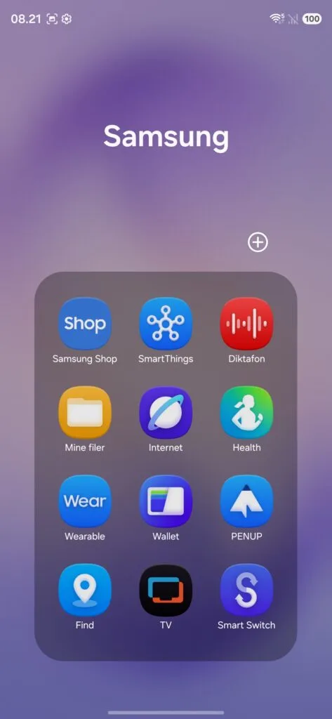 Screenshot homescreen Galaxy S26 Ultra