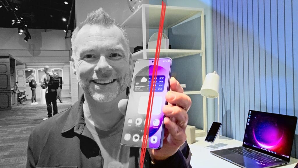 John G med Galaxy S26 Ultra i hånden