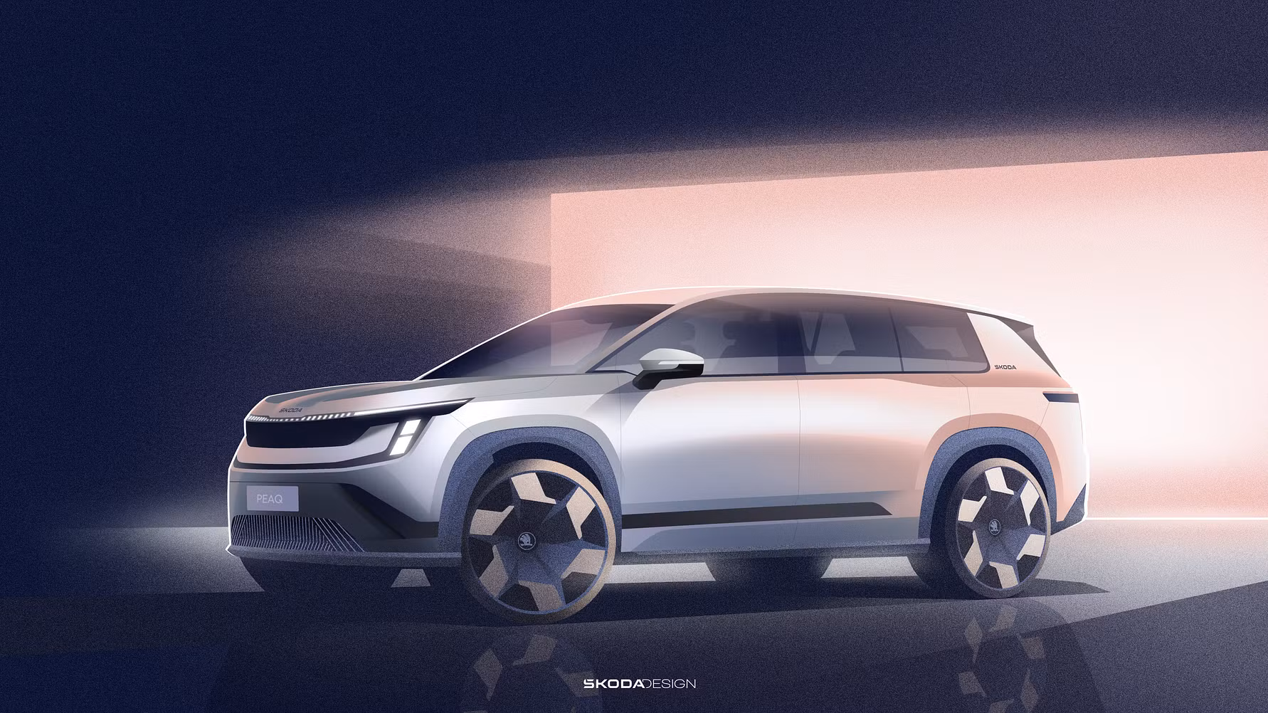 Skitser af Skoda Peaq (Foto: Skoda)
