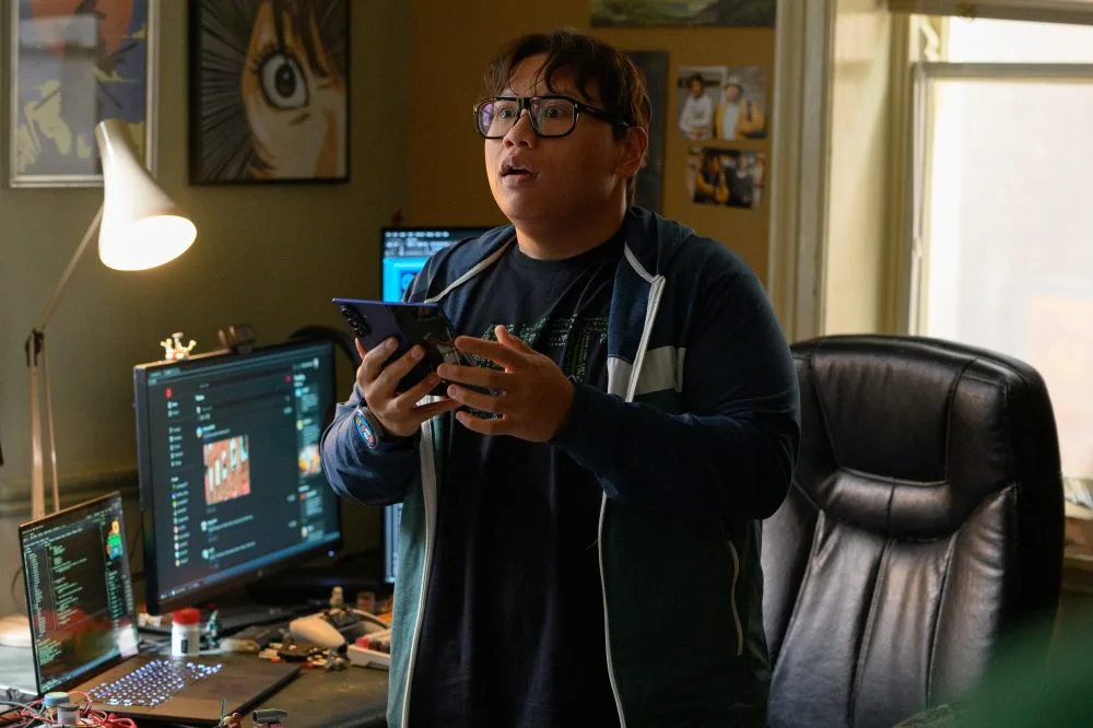 Spidey Tracker er på de nye Samsung-telefoner, som ses i den nye Spider-Man film, som kommer i biografen i slutningen af juli måned. (Foto: Samsung)