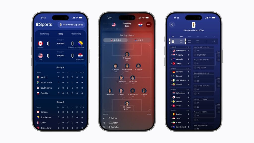 Apple Sports (Foto: Apple)