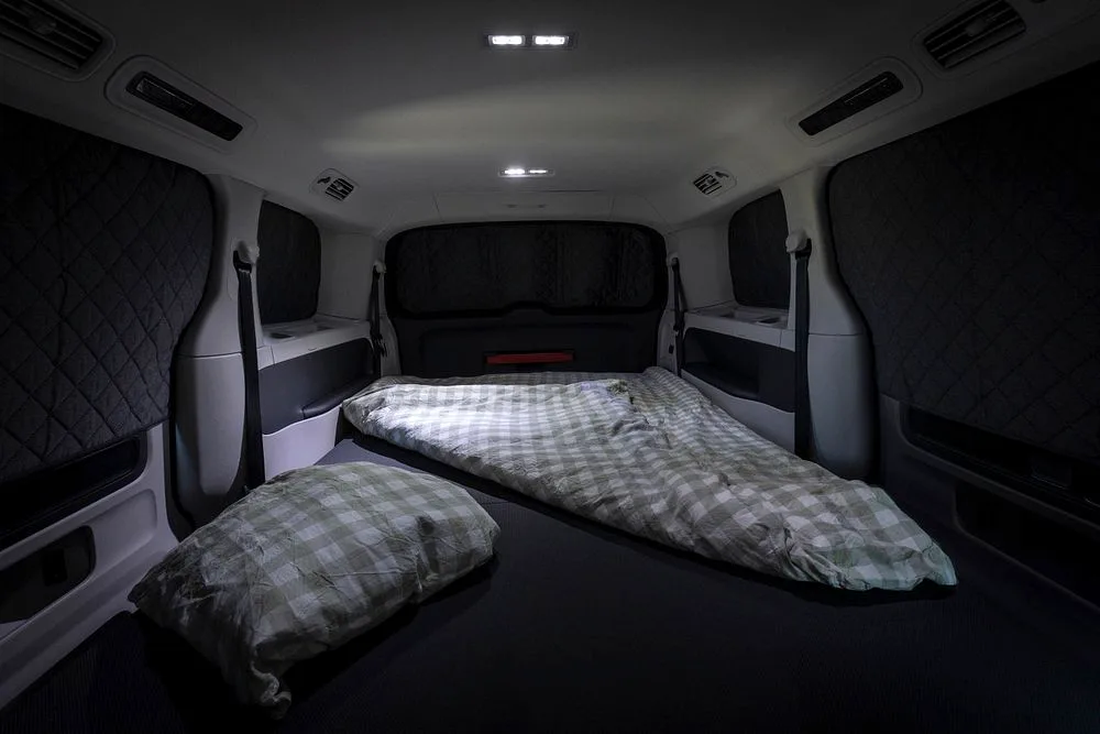 ID.Buzz er klar med Godnat-pakke", som gør campinglivet nemt (Foto: Volkswagen)