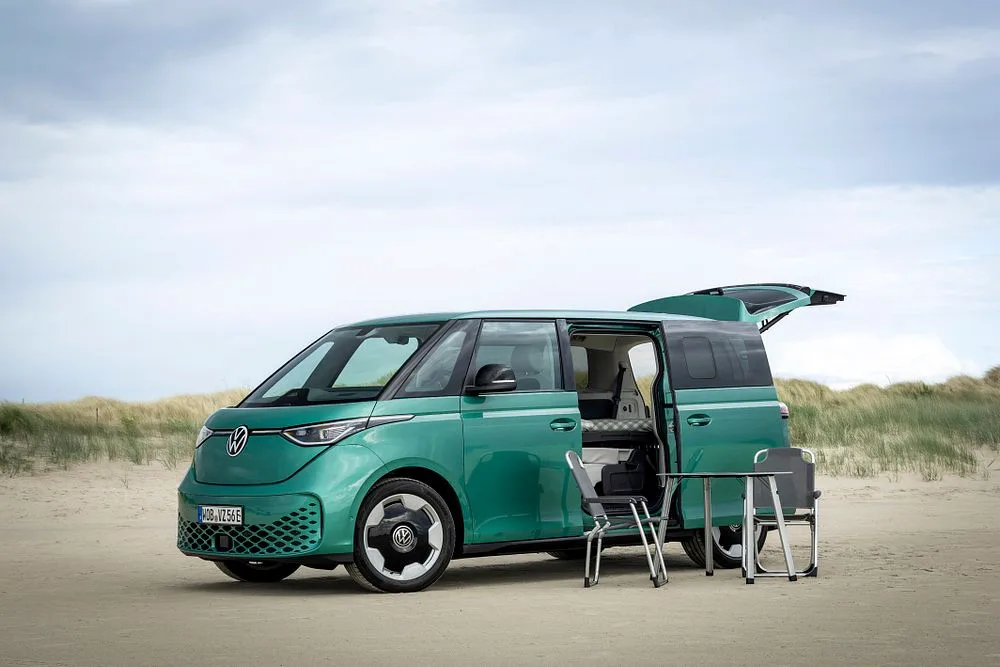 ID.Buzz er klar med Godnat-pakke", som gør campinglivet nemt (Foto: Volkswagen)