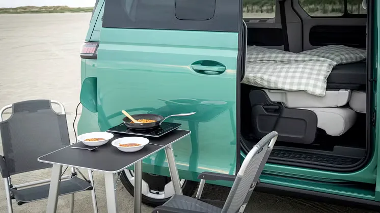 ID.Buzz er klar med Godnat-pakke", som gør campinglivet nemt (Foto: Volkswagen)