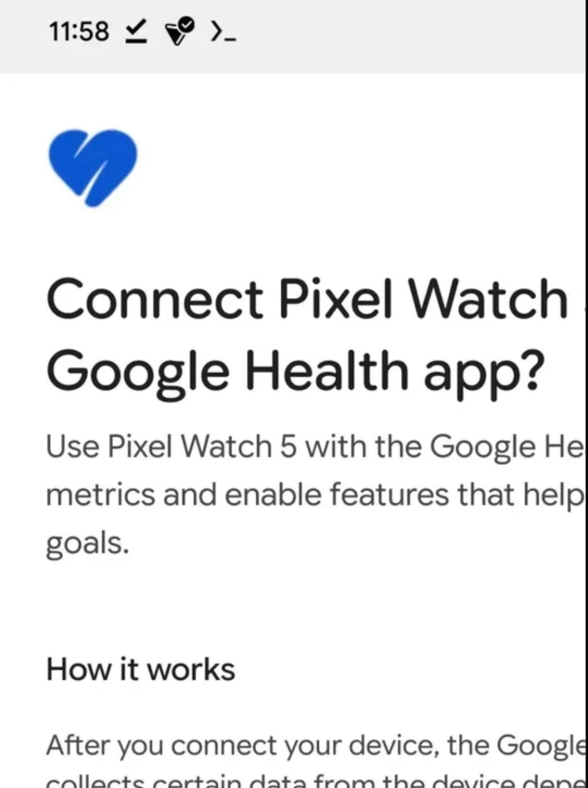 Detaljer om Pixel Watch 5 er afsløret i Google Health appen (Kilde: PhoneArena)