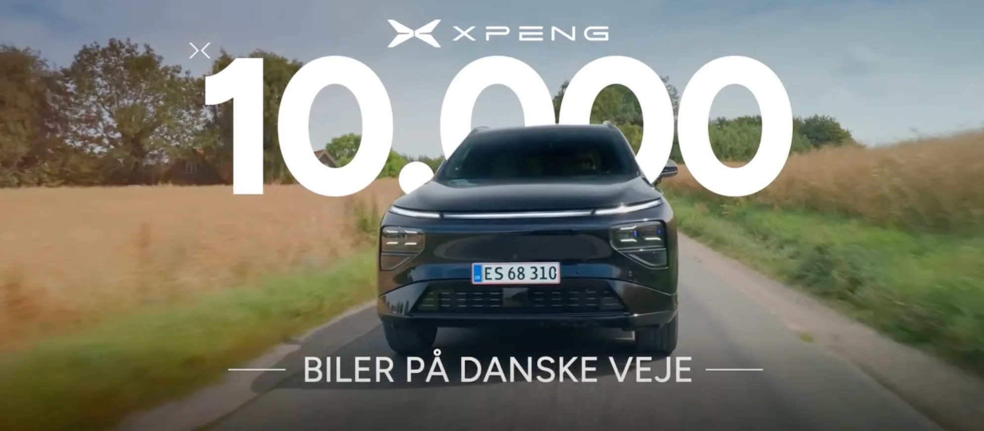 Xpeng har rundet bil nummer 10.000 på de danske veje (Foto: Xpeng)
