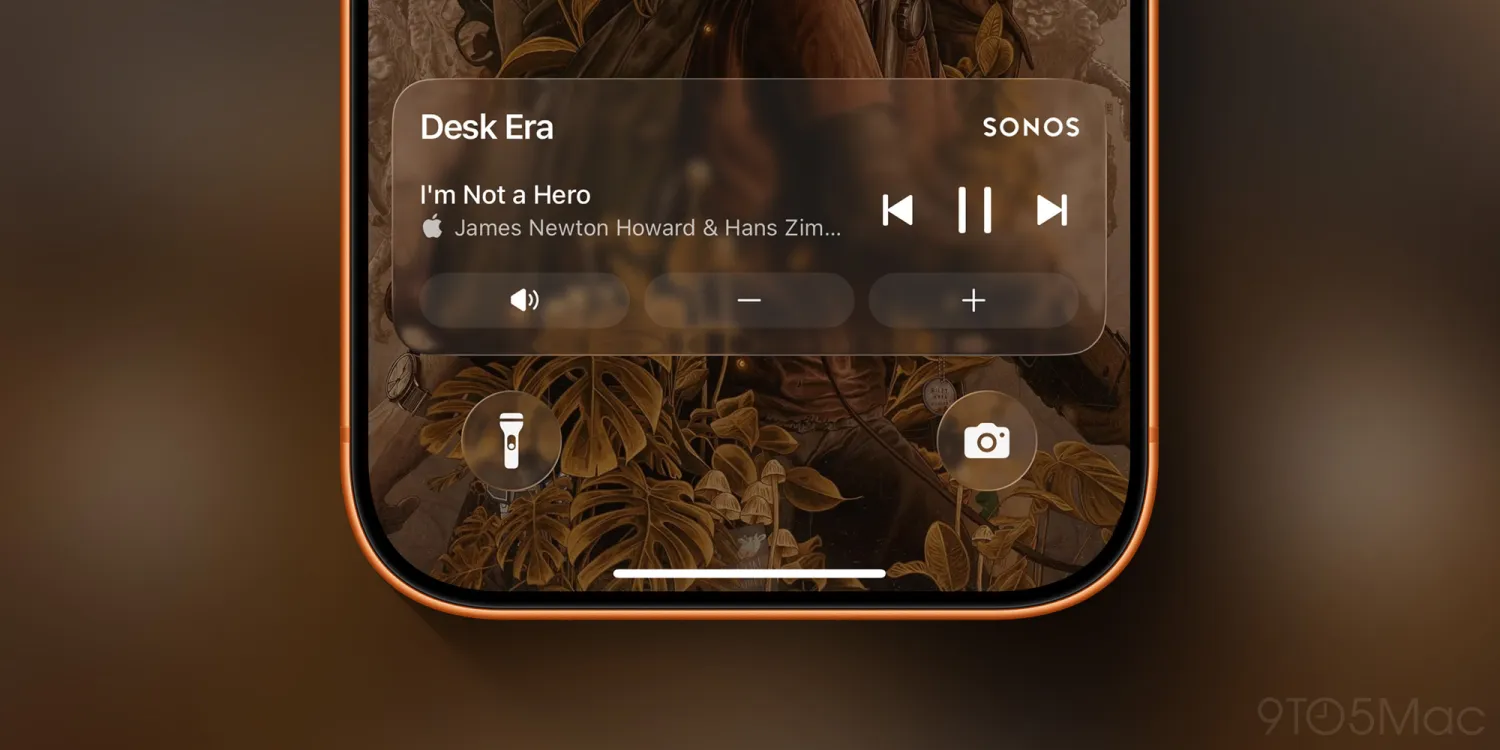 Sonos Live activities på iPhone (Kilde: 9to5mac)