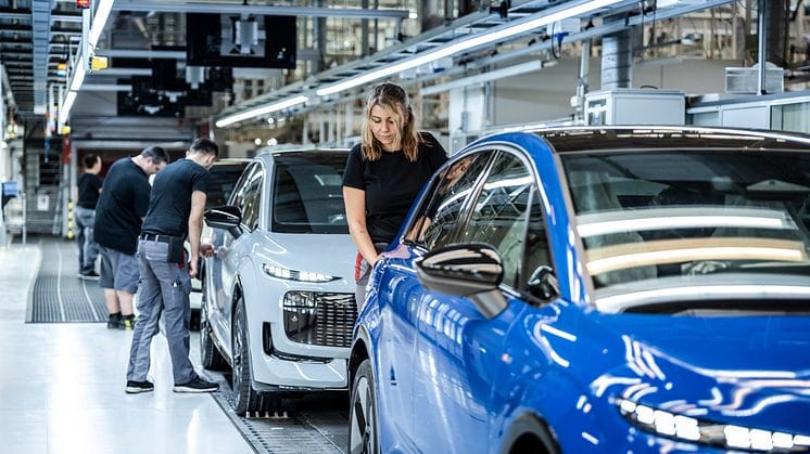 Produktionen af Audi A2 e-tron er startet i Ingolstadt (Foto: Audi)