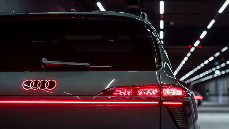 Digitale OLED-baglygter på Audi Q9