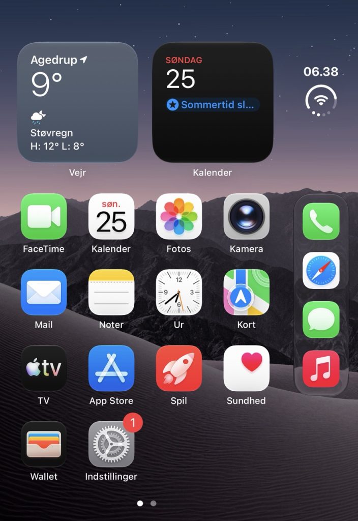 iPhone Duo brugerflade