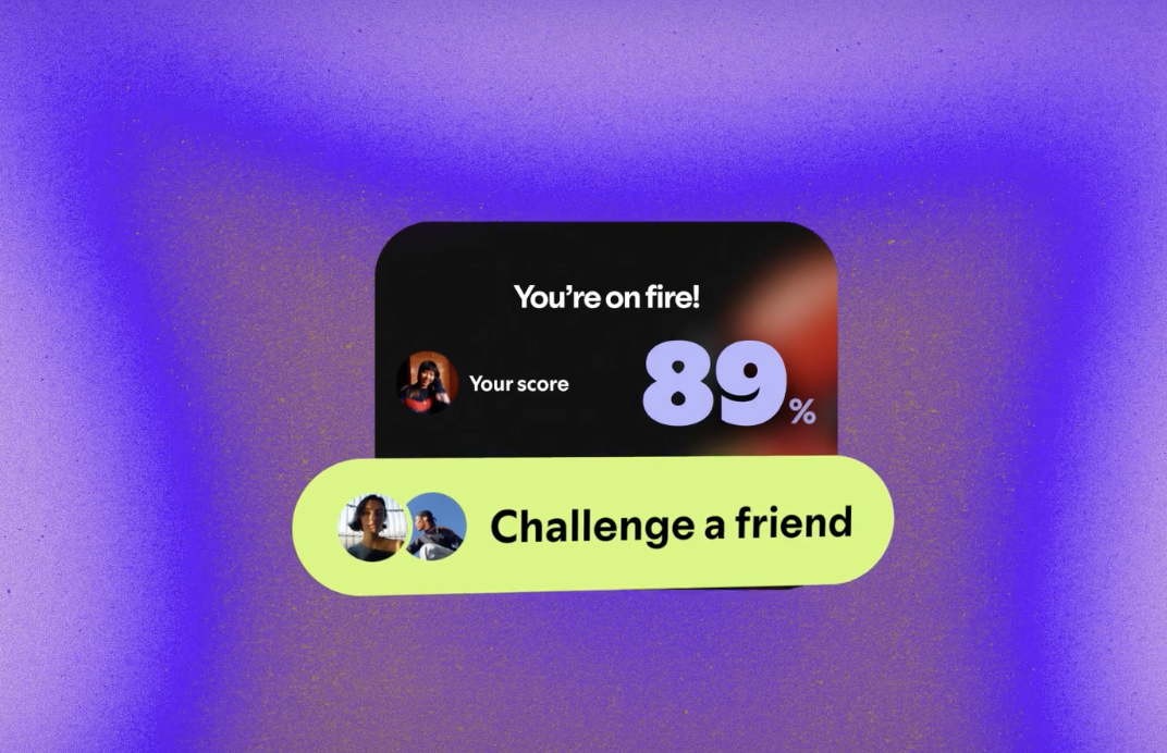 Spotify er klar med en ny funktion, der hedder musikquiz, i udvalgte lande (Foto: Spotify)